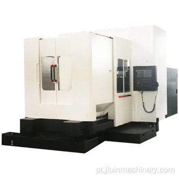 Máquina de torneamento horizontal do CNC 4 eixos